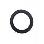 Slim Donut - Silicone Cock Ring diam 55 mm. - Black