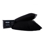 Black Waterproof Fitted pillow case (2pc)